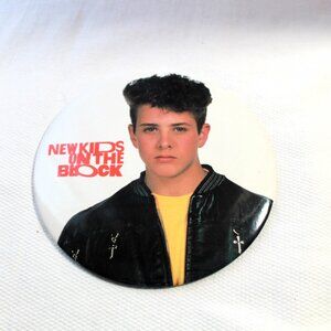 Vintage 90s New Kids on the Block Giant Button - Joe McIntyre